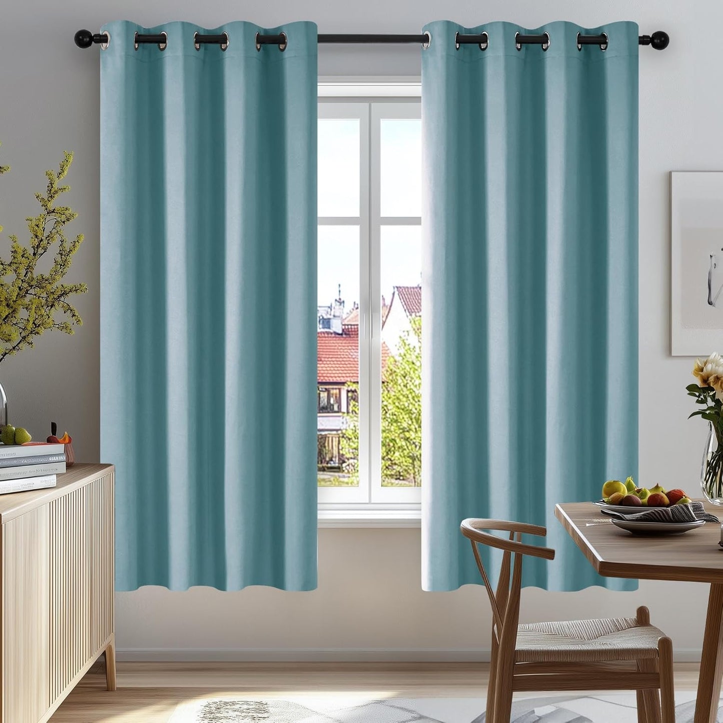 Deconovo Blackout Curtains for Bedroom - Thermal Insulated Panels