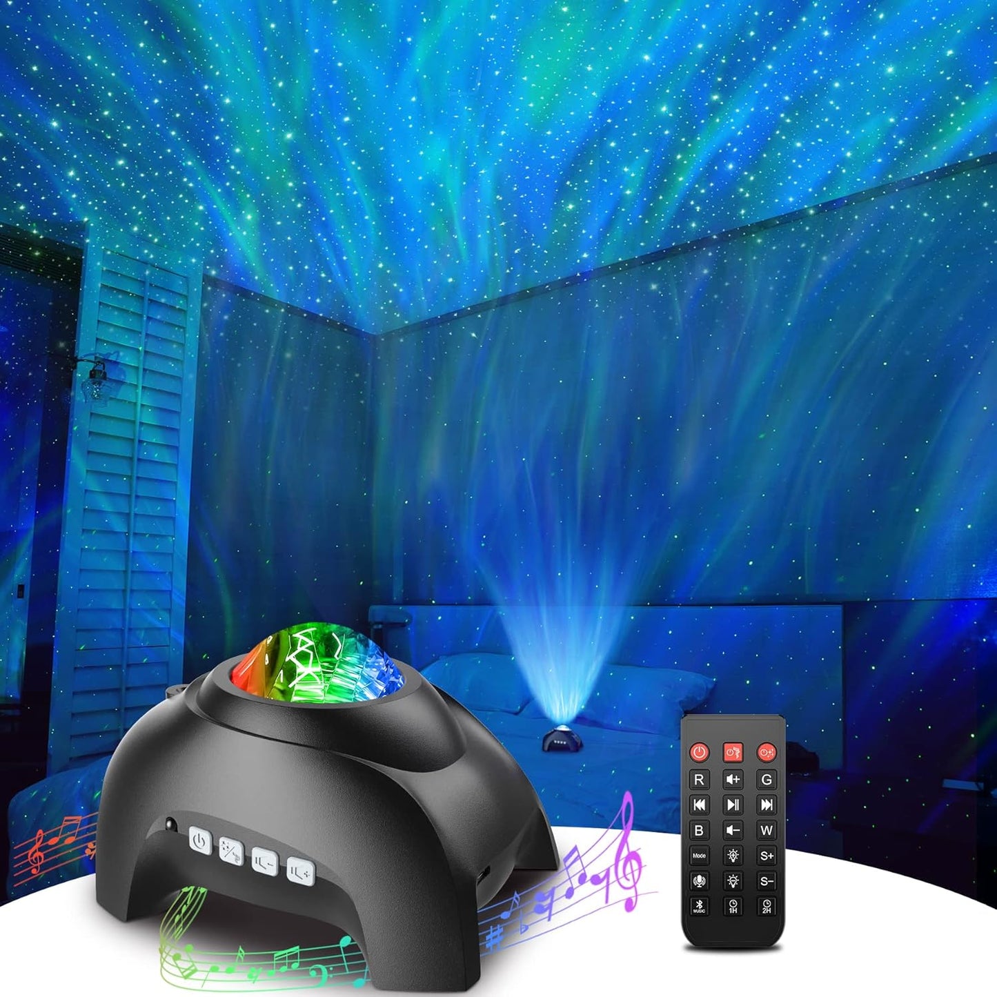 Rossetta Star Projector: Blissful Galaxy Night Light