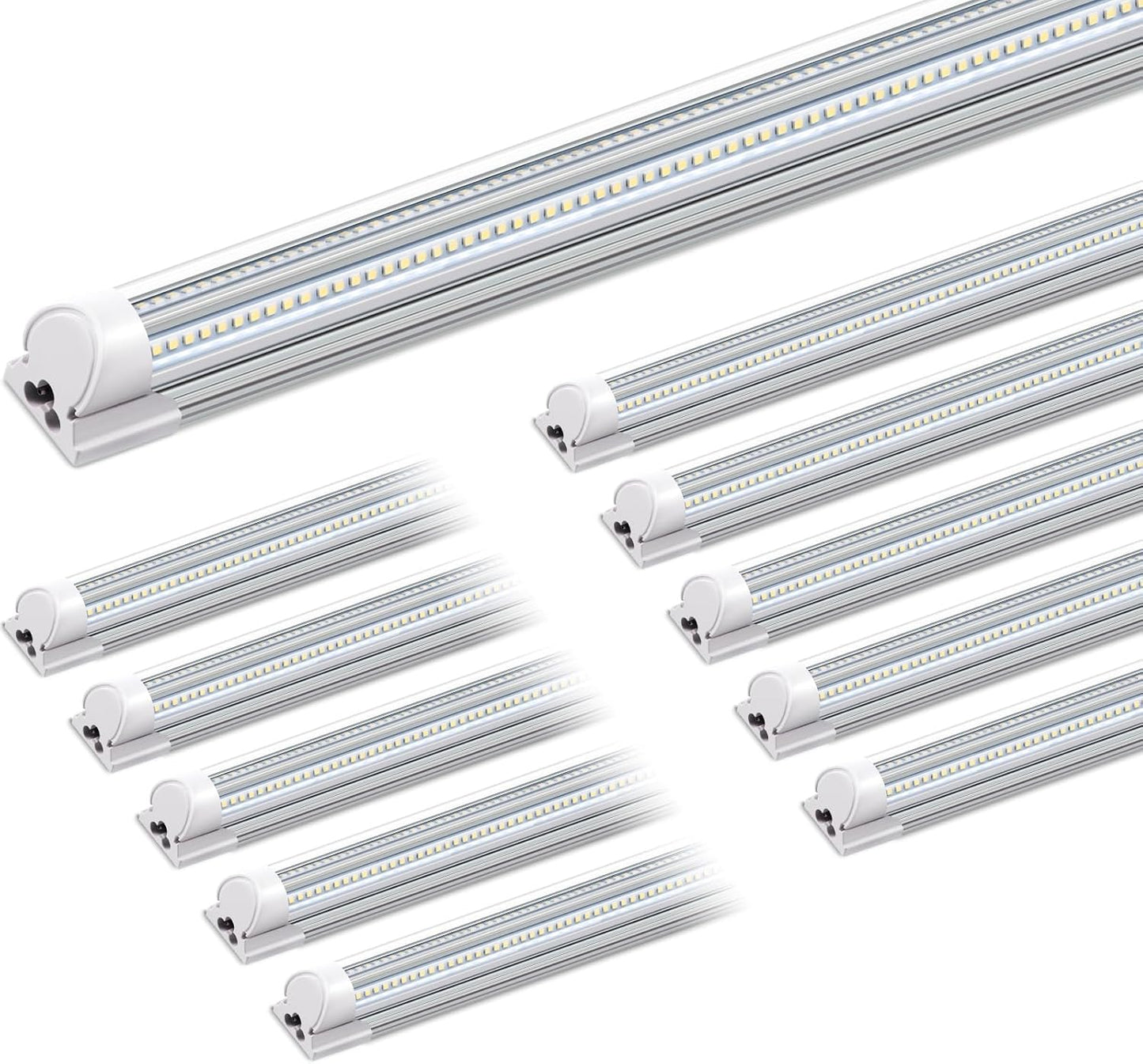Barrina 8FT LED Shop Light - Super Bright 15000LM V Shape Design