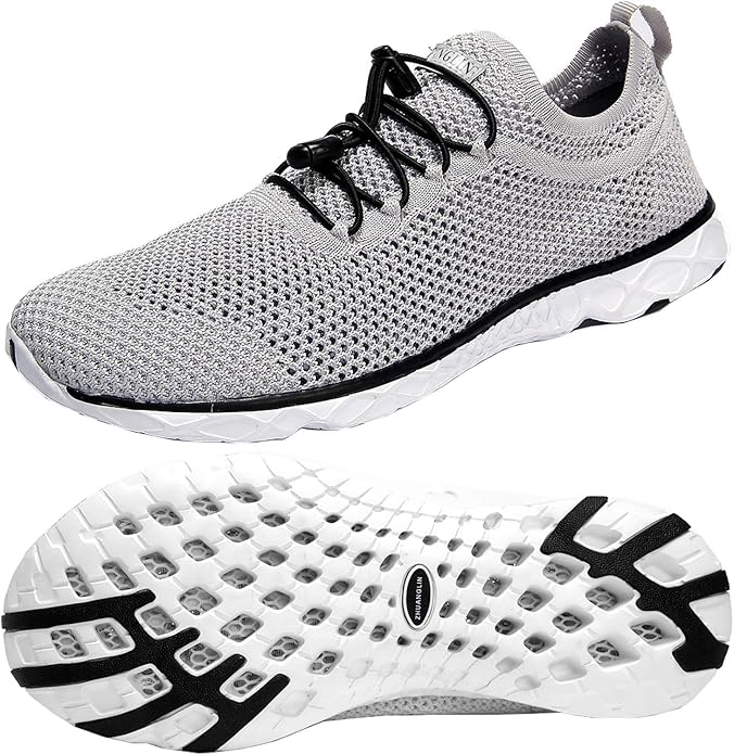 Zhuanglin Men's Quick Drying Aqua Water Shoes for Active Lifestyle