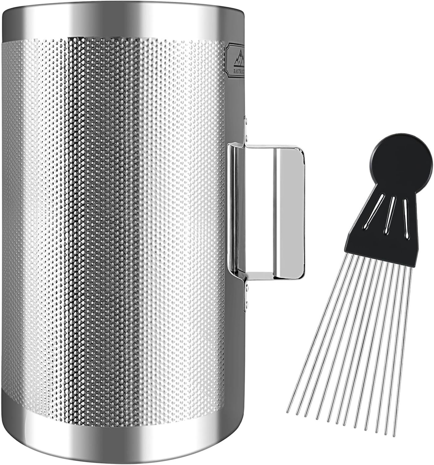 EastRock Guiro Shaker Stainless Steel 8in 13in Percussion Instrument