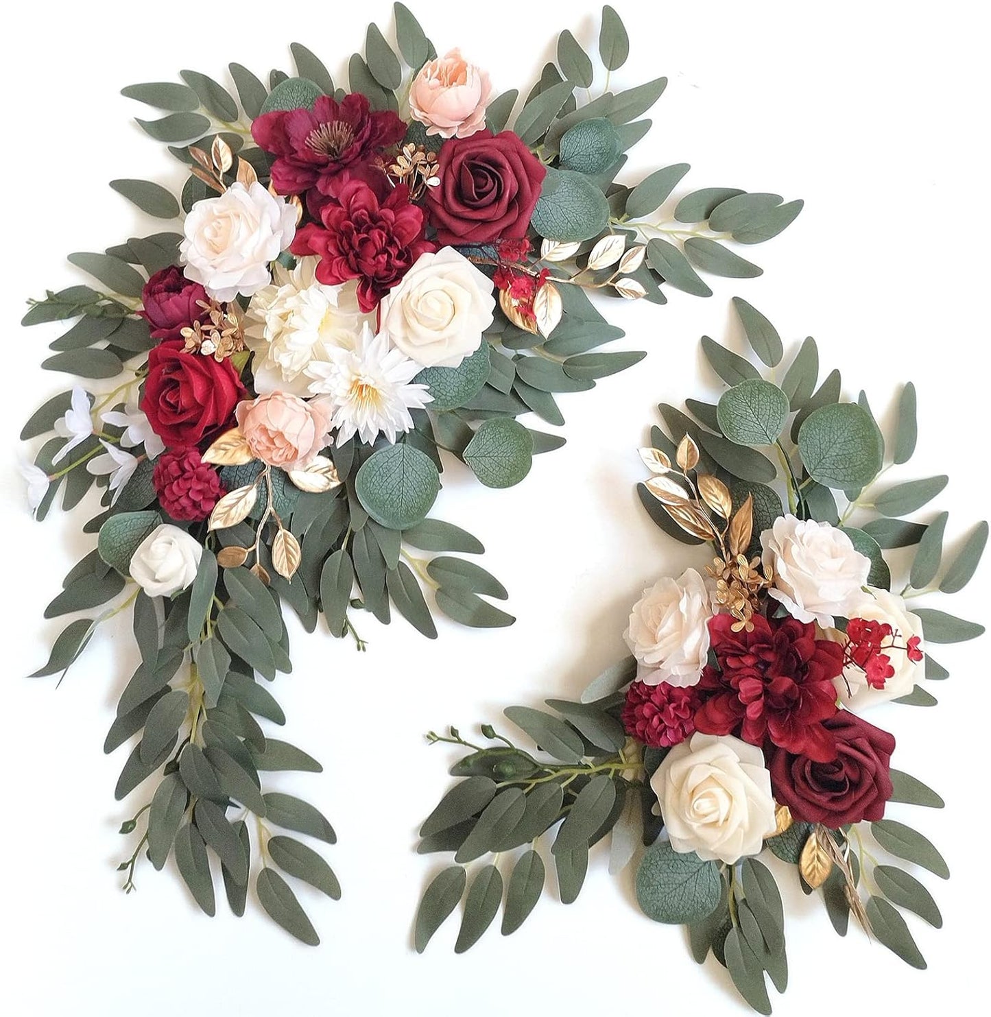 Faux Flower Swag Set of 2 for Stunning Wedding Decor