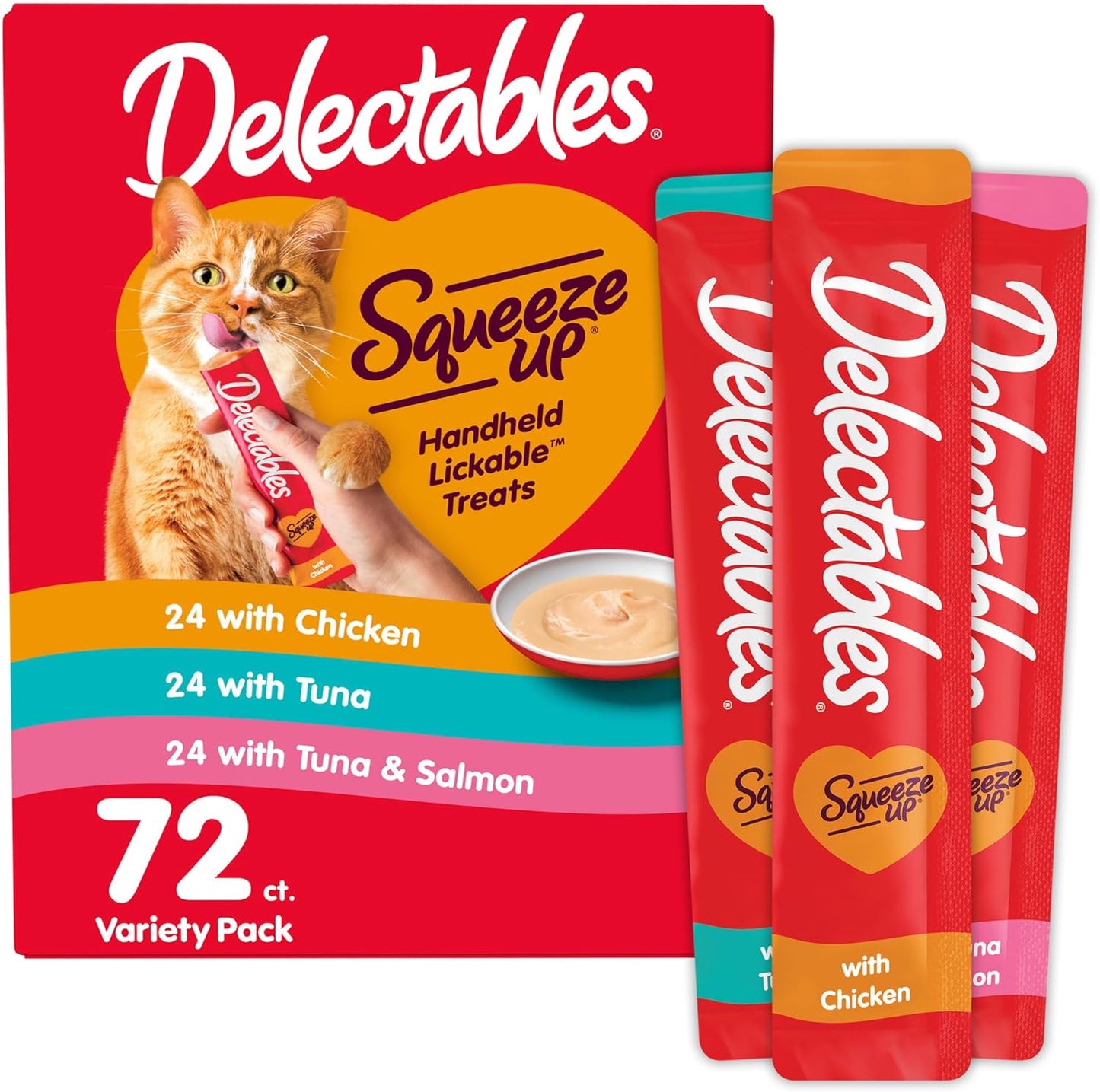 Delectables Squeeze Up Variety Pack for Happy Cats and Owners