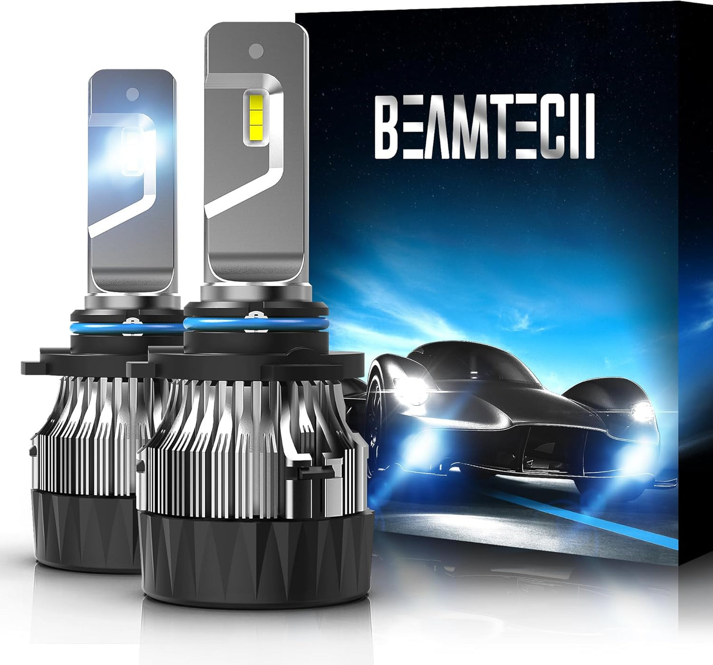 BEAMTECH 9006 Fog Light Bulbs for Safer Night Driving