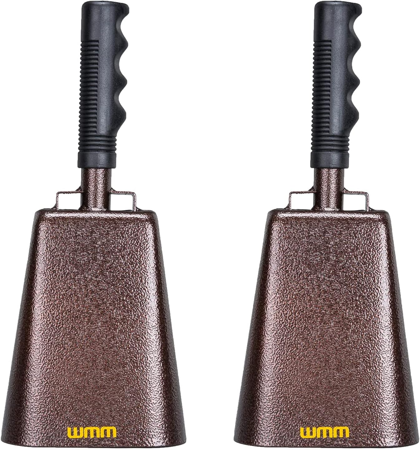 WMM 12 Inch Steel Cowbell Set for Sports Events and More