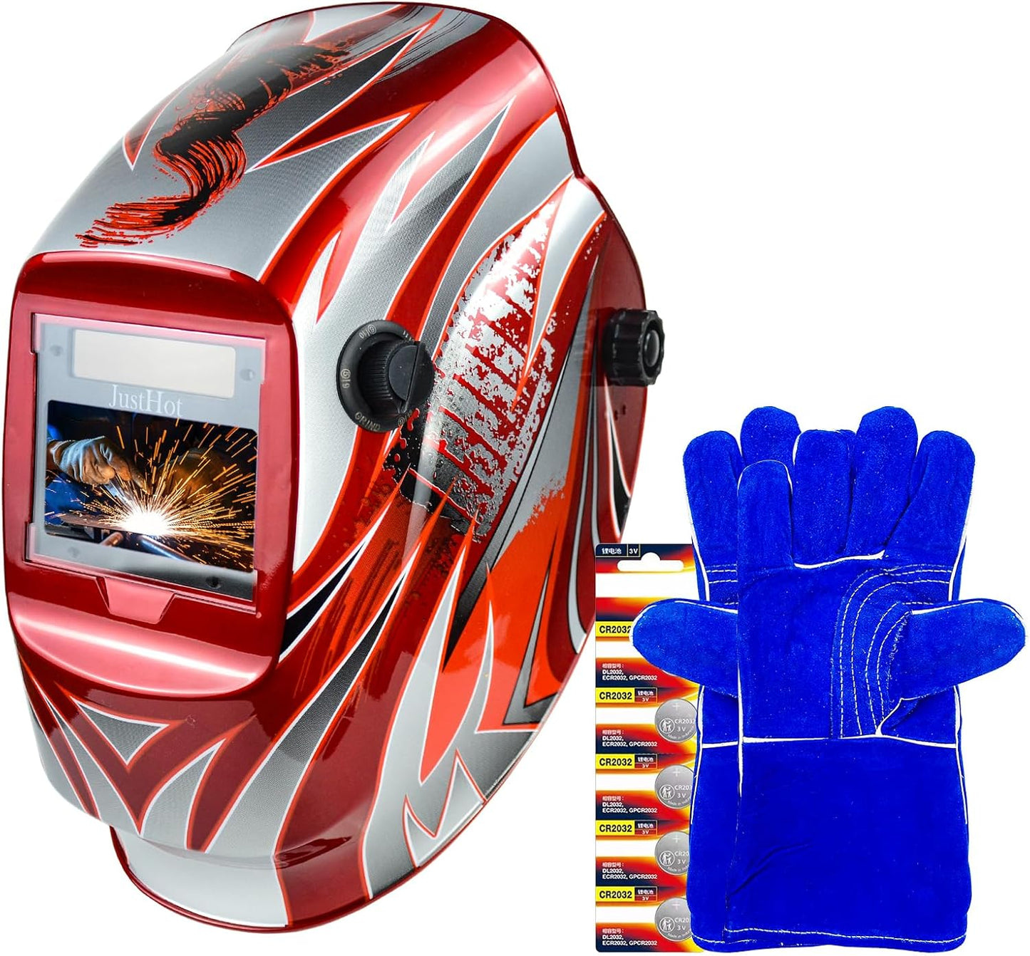 Welding Helmet Auto Darkening True Color Solar Powered Mask