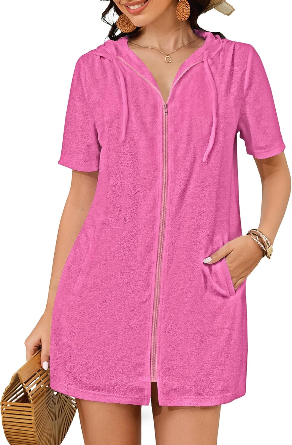 Bsubseach Terry Cloth Cover Up for Women - Stylish Swim Robes