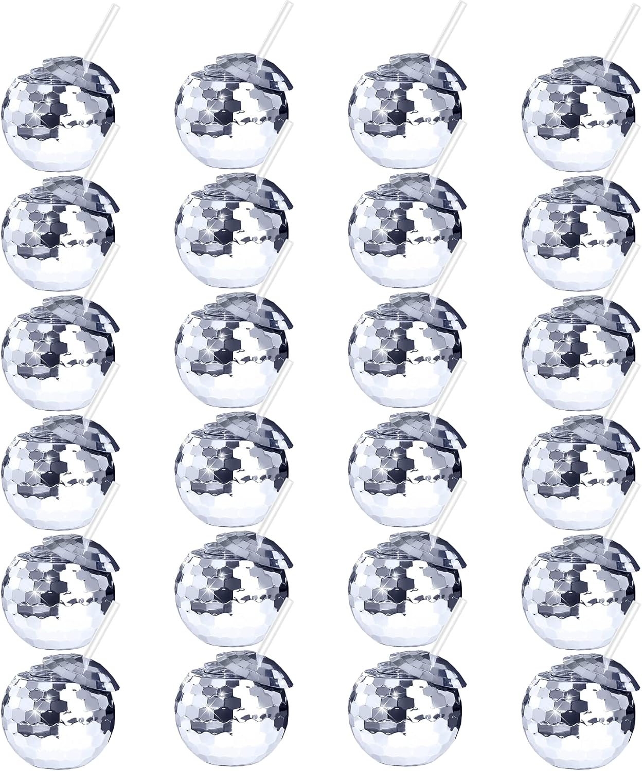 25 PCS Disco Ball Cups for Party Nightclub Bar Supplies