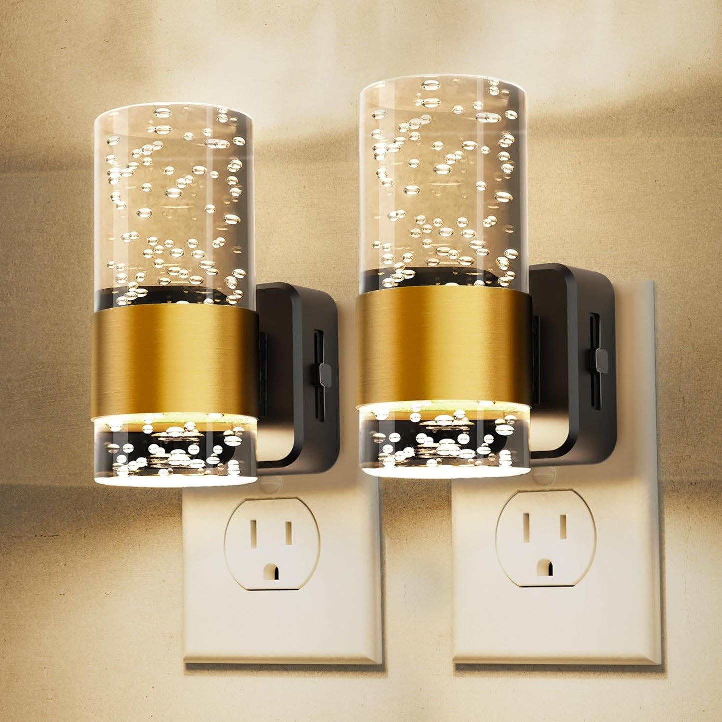 L LOHAS LED Night Light with Dimmable Brightness and Sensor