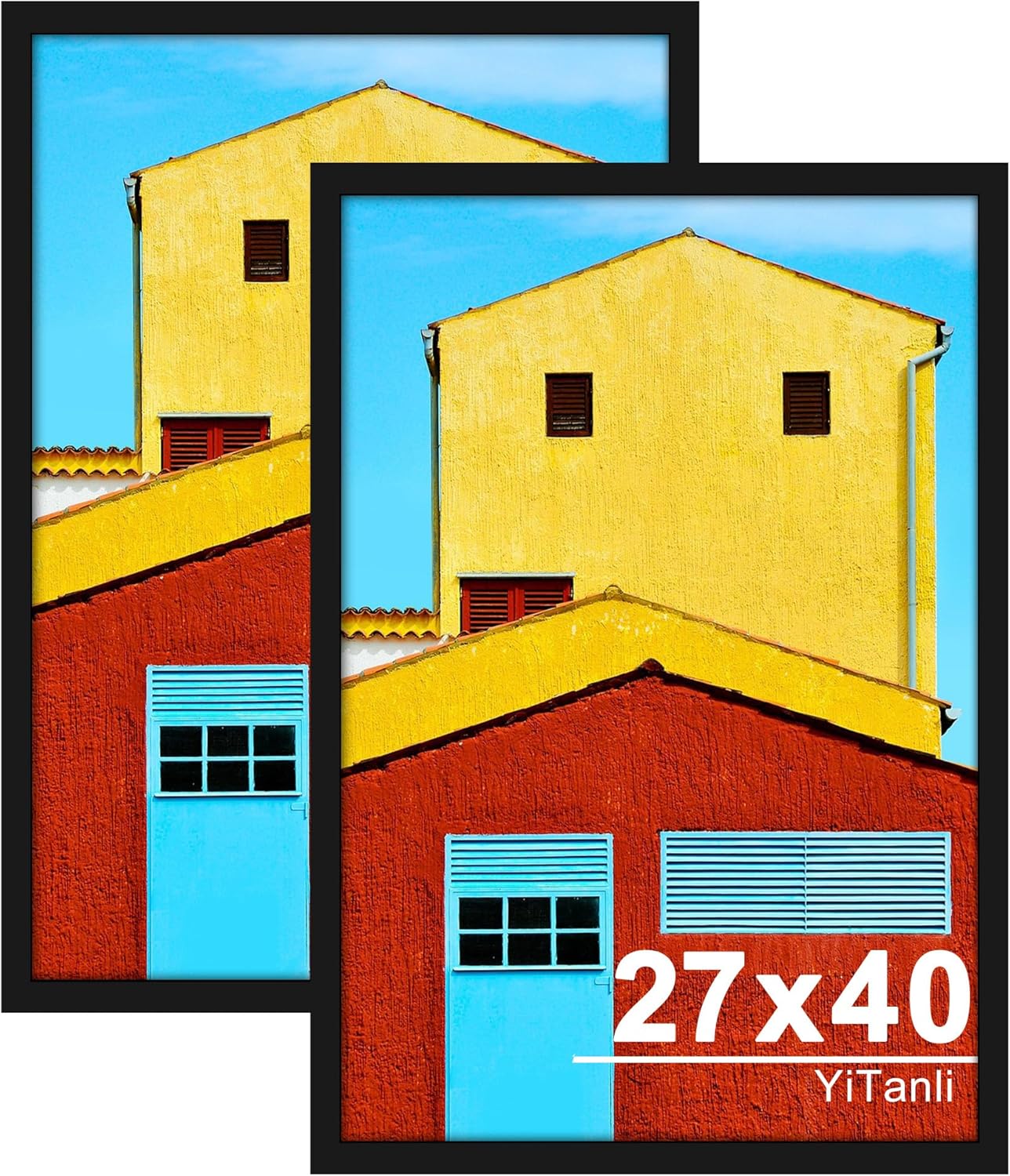 27x40 Inch Poster Frame 2 Pack for Photos and Art Prints