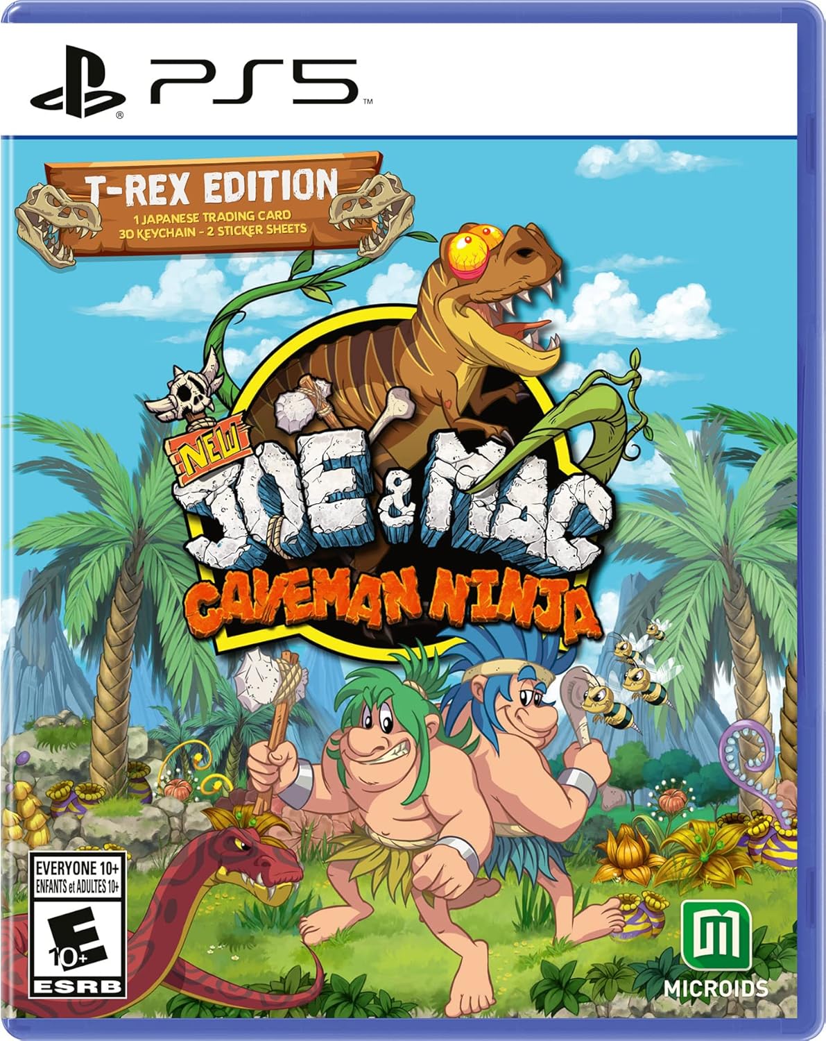 New Joe and Mac: Caveman Ninja - T-Rex Edition for PS5