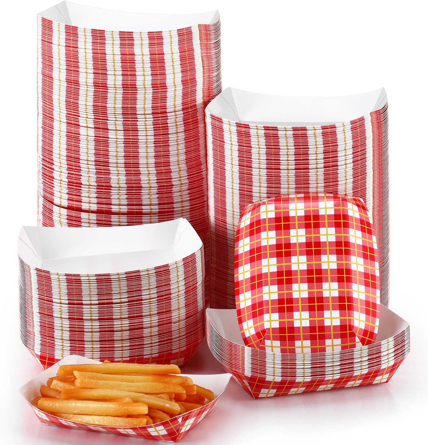 Disposable Paper Food Boats for Snacks and Party Supplies