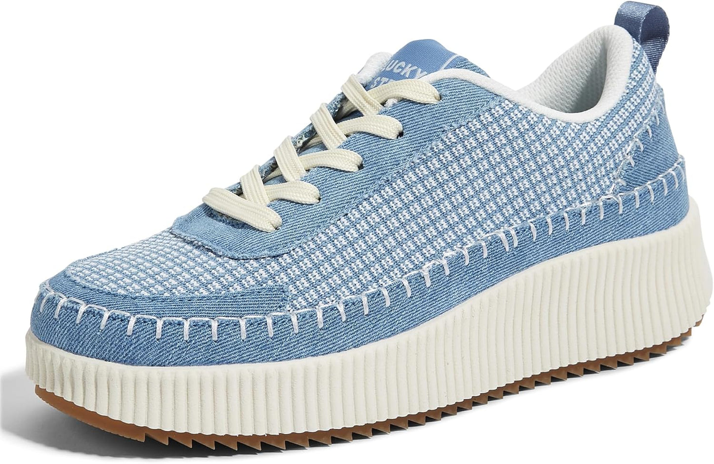 LUCKY STEP Women's Platform Sneakers for Stylish Comfort