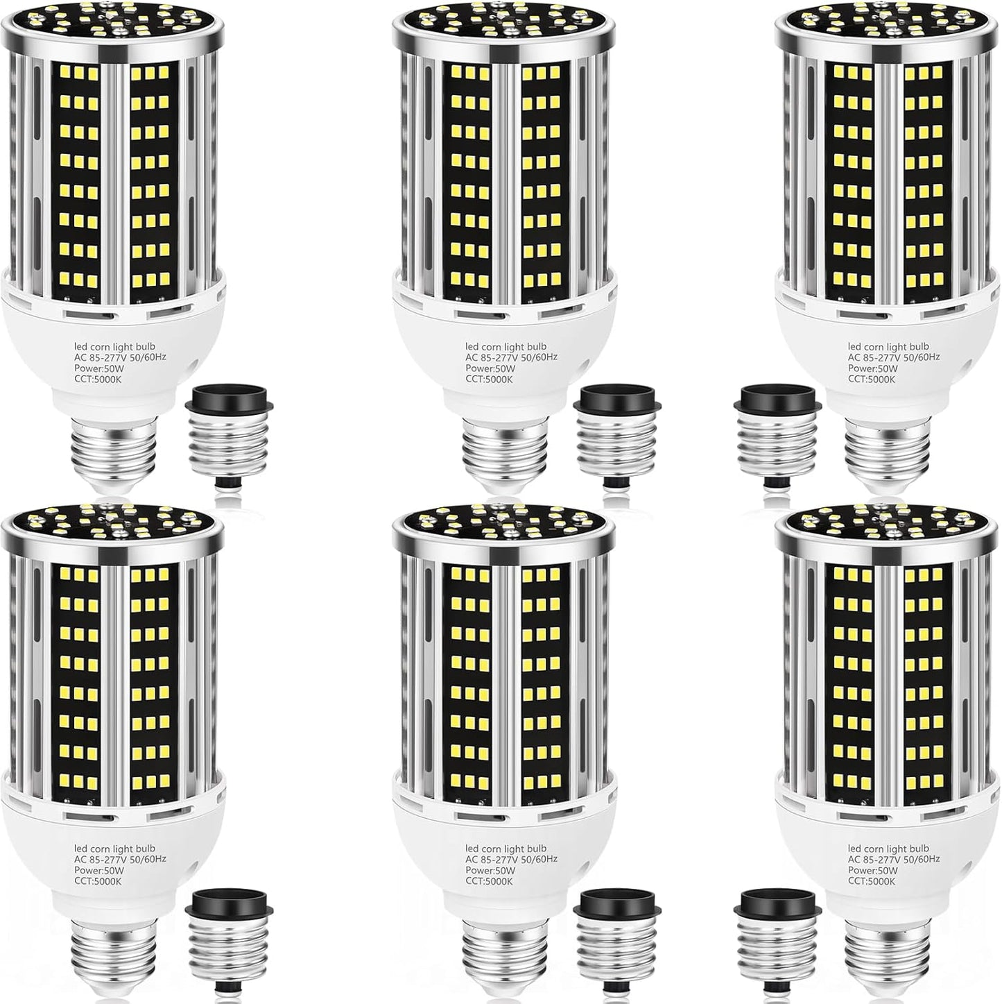 50W LED Corn Light Bulb for Large Area Lighting Solutions