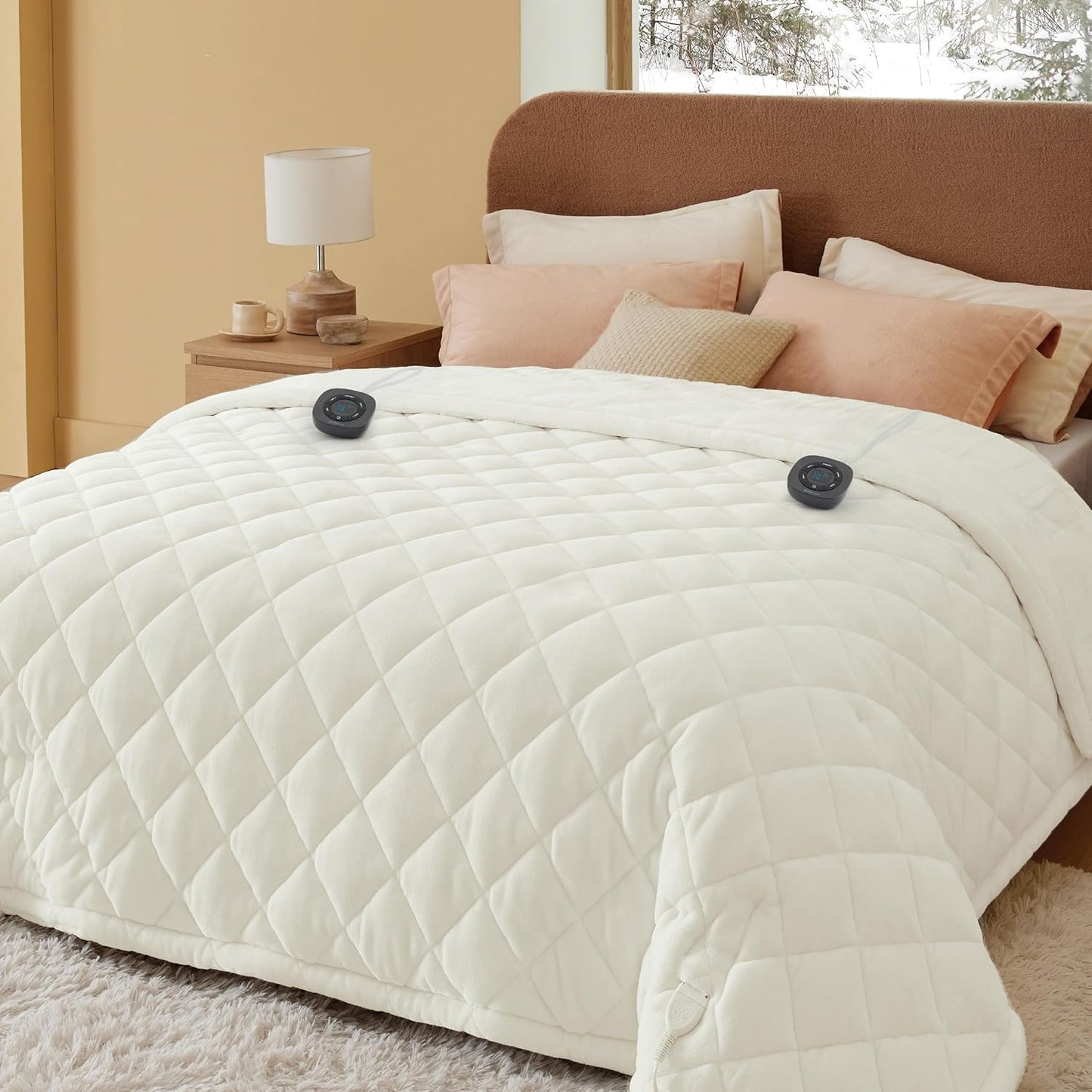 Bedsure Electric Blanket Queen Size with Dual Control Features