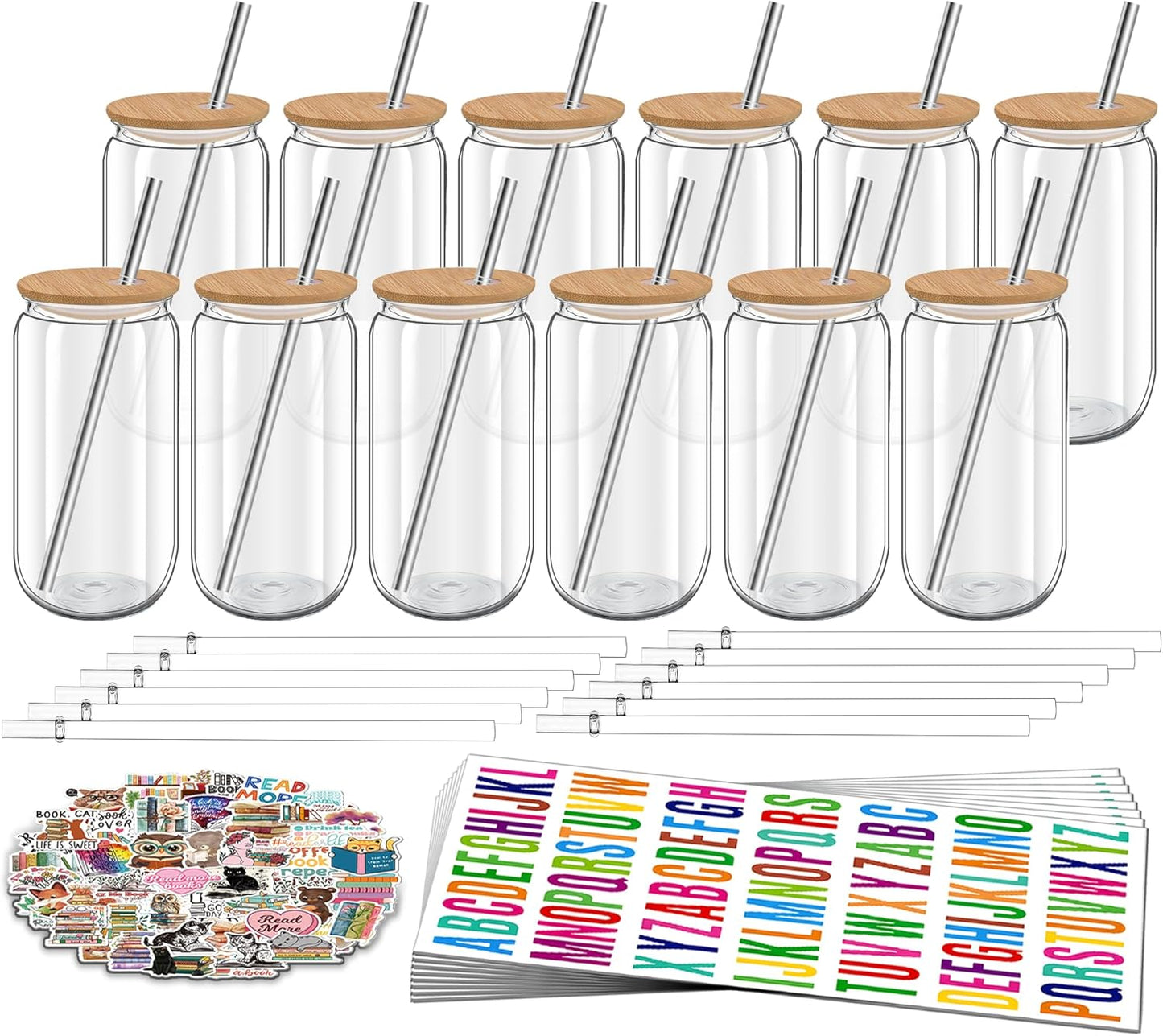 16 oz Clear Plastic Cups with Bamboo Lids for Every Occasion