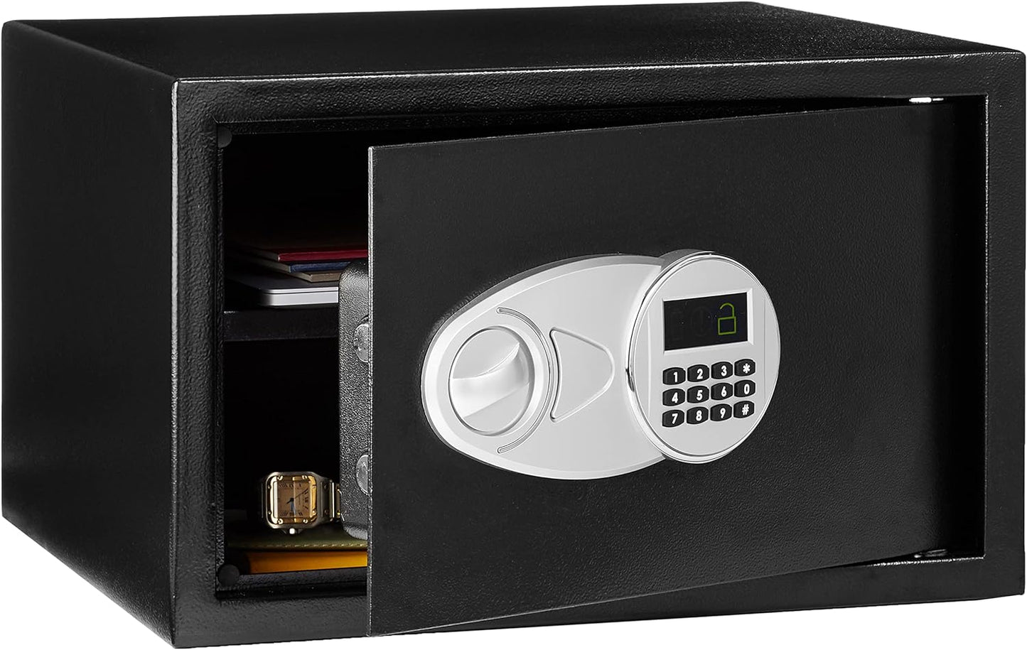 Steel Security Safe with Electronic Keypad for Home Use