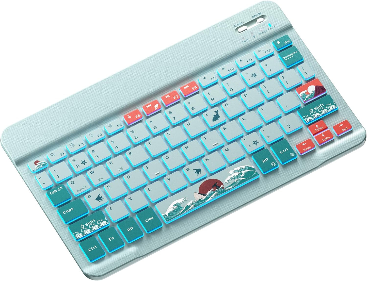 Ultra-Thin Bluetooth Keyboard for iPad & Tablets