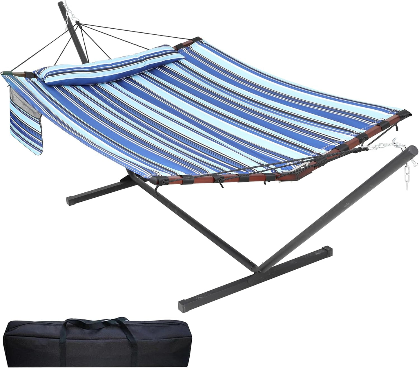 TegerDeger 12FT Hammock with Stand for Outdoor Relaxation