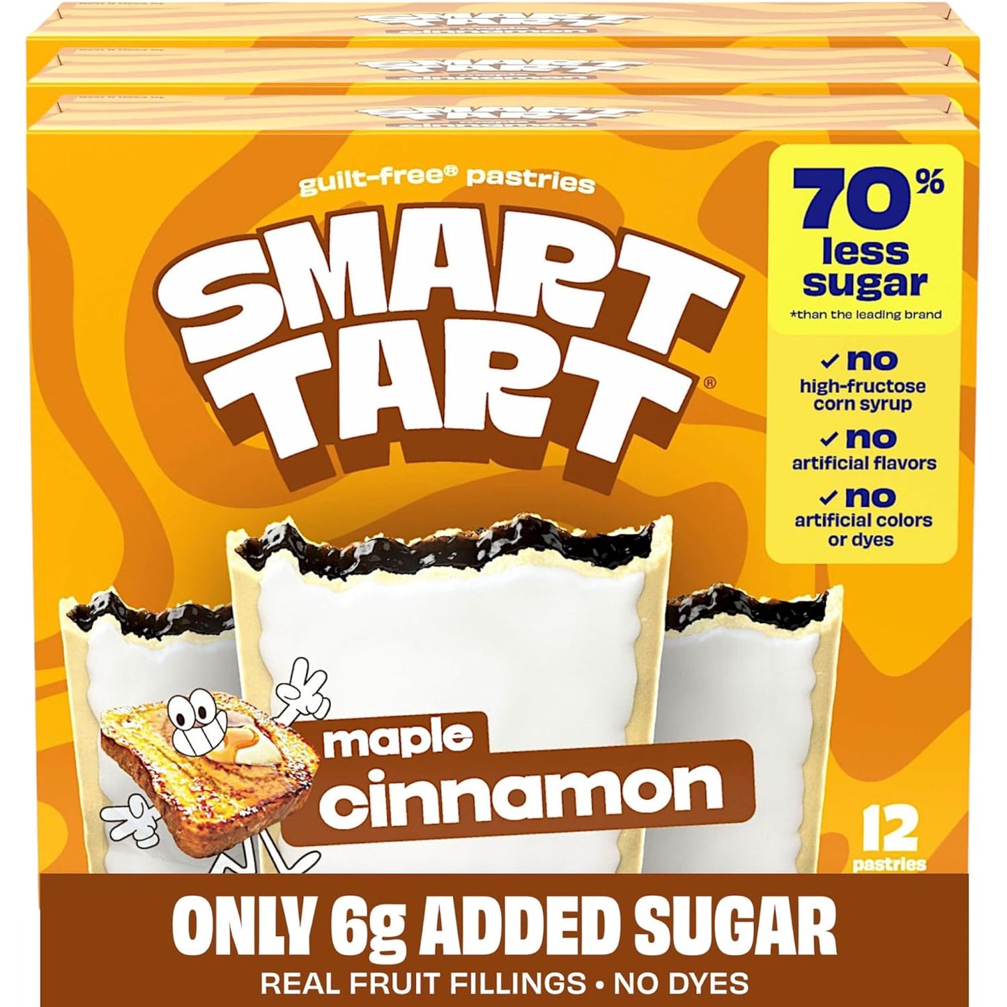 Smart Tart Low Sugar Maple Cinnamon Toaster Pastries 36 Count