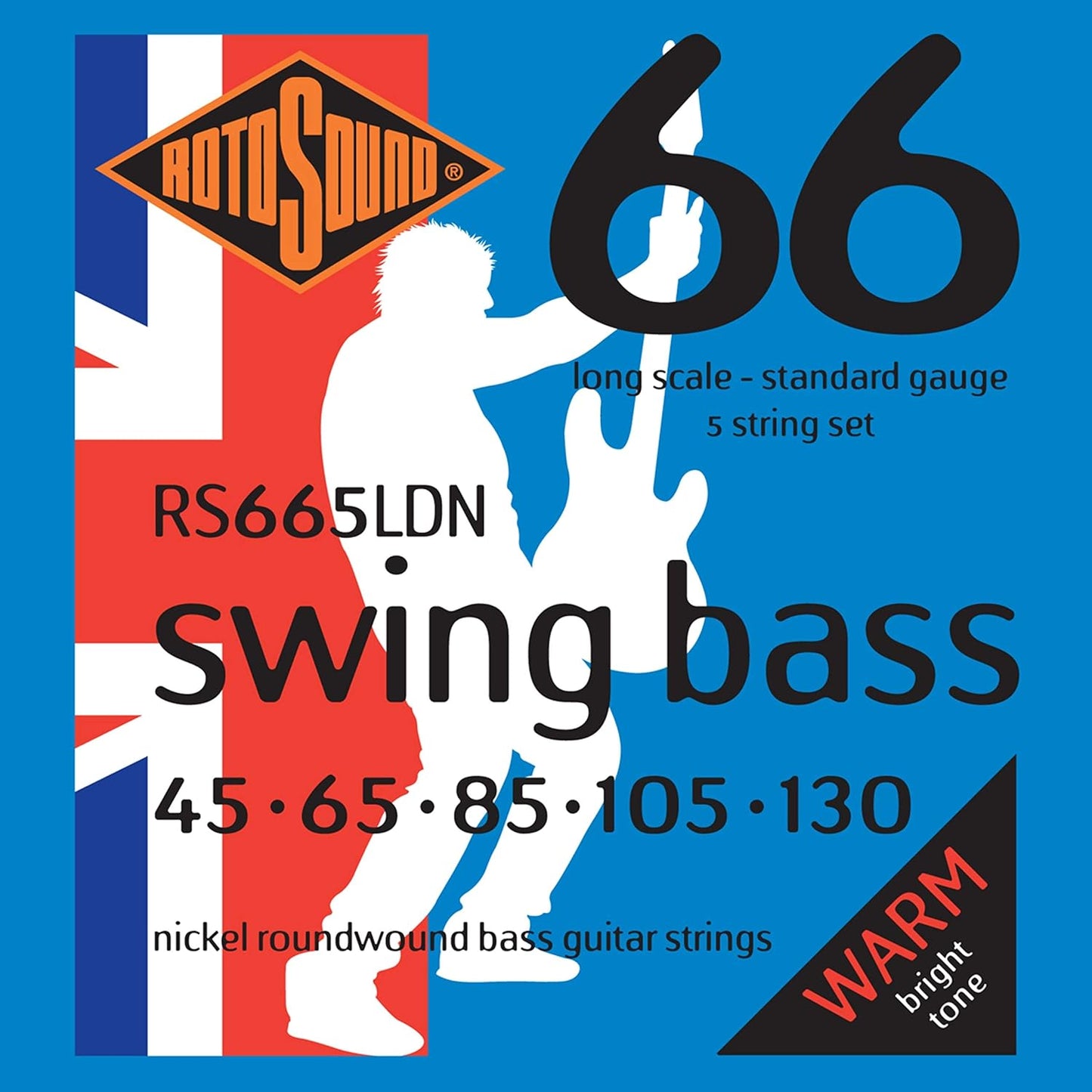 Rotosound RS665LDN Nickel 5 String Bass Guitar Strings Review