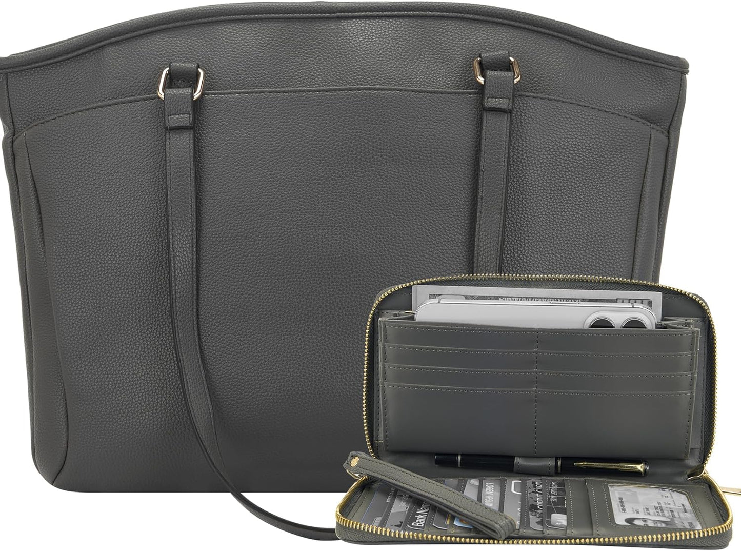 YZAOLL 15.6 Inch Laptop Tote Bag for Women - Stylish & Functional