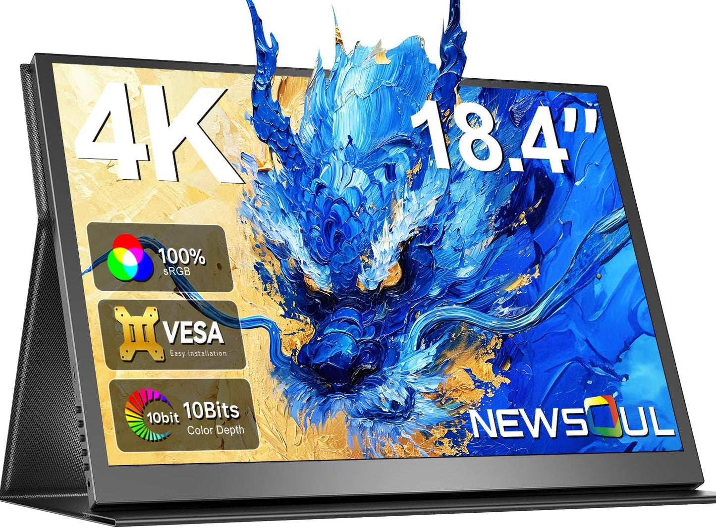 Ultra-Sharp 4K Newsoul Monitor - VESA & Case Included