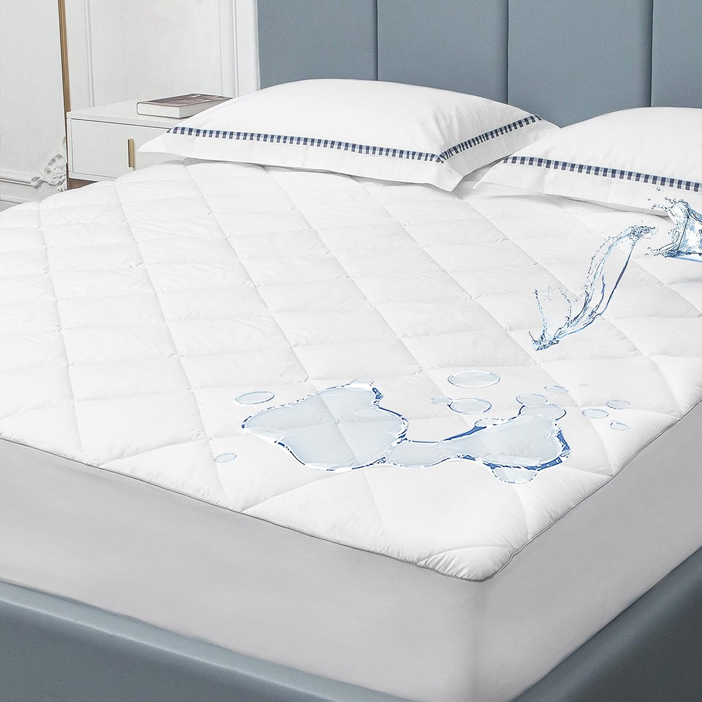 Sunflower Quilted Mattress Protector for King Size Beds
