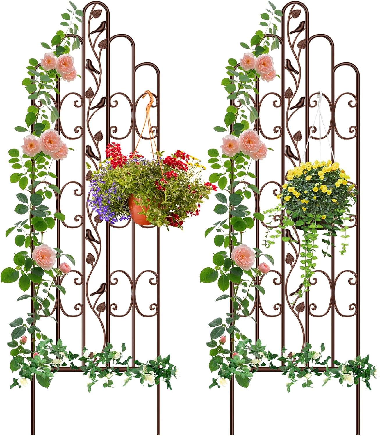 Amagabeli 71 x 21 Tall Garden Trellis for Climbing Plants