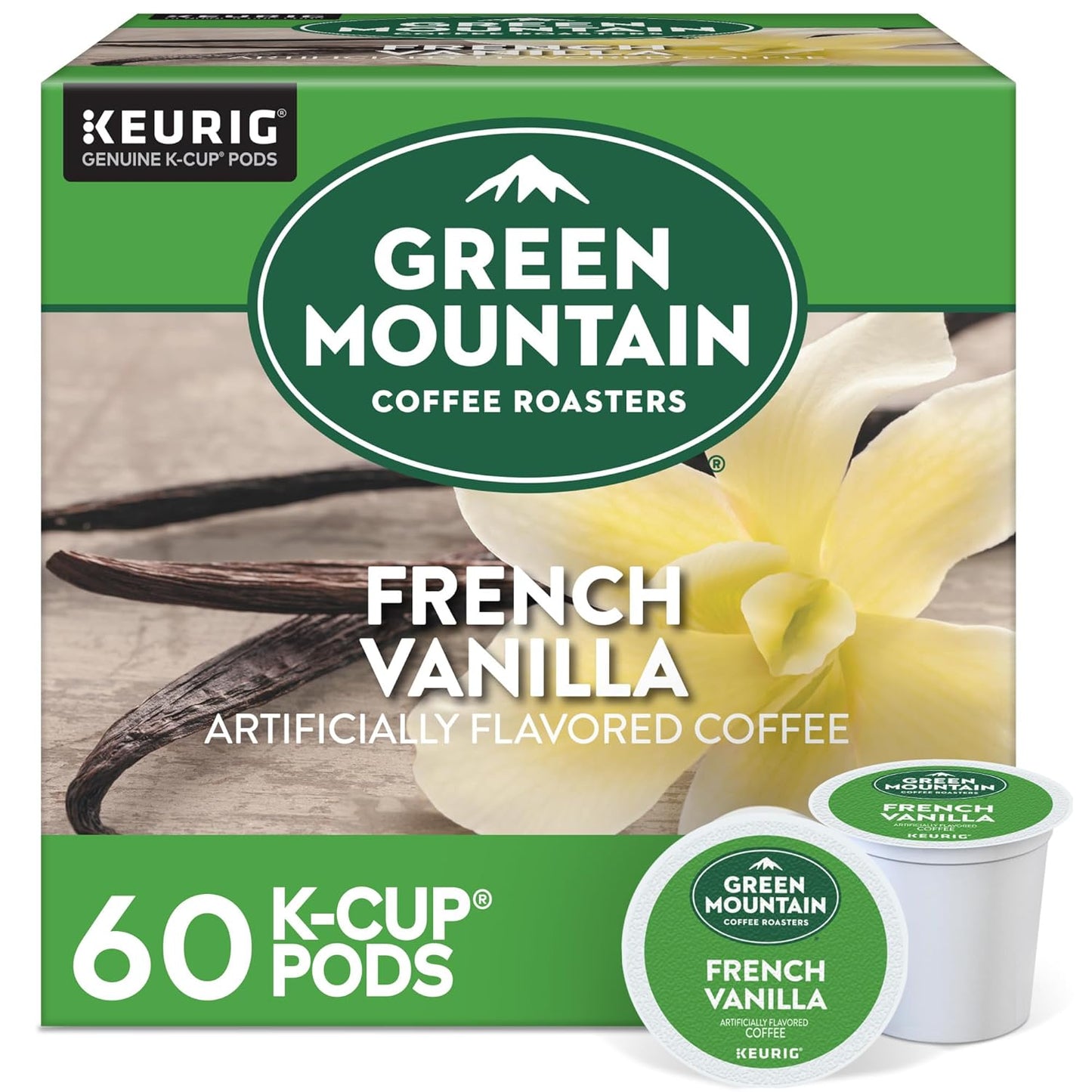 Green Mountain Coffee Roasters French Vanilla K-Cup Pods Delight