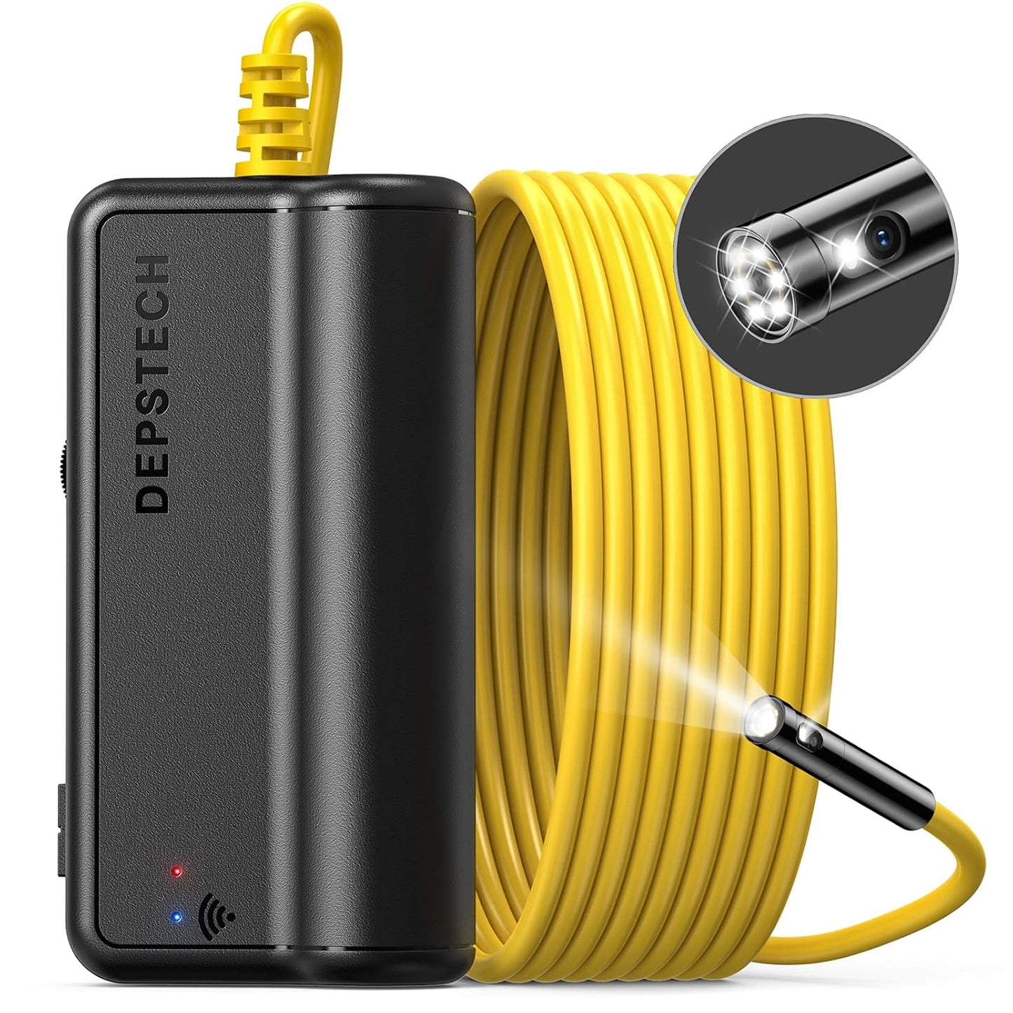 DEPSTECH Dual Lens 1080P Wireless Endoscope - HD Inspection Camera