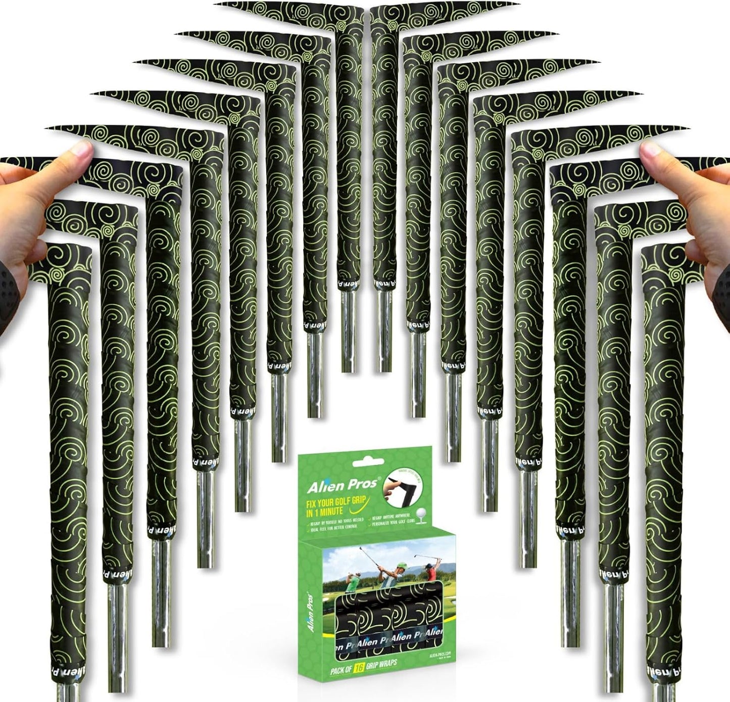 Alien Pros Golf Grip Wrapping Tapes - Innovative Regripping Solution