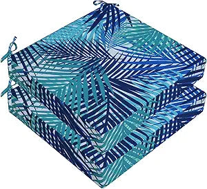 Outdoor Patio Chair Cushions Set of 2 for Comfortable Seating