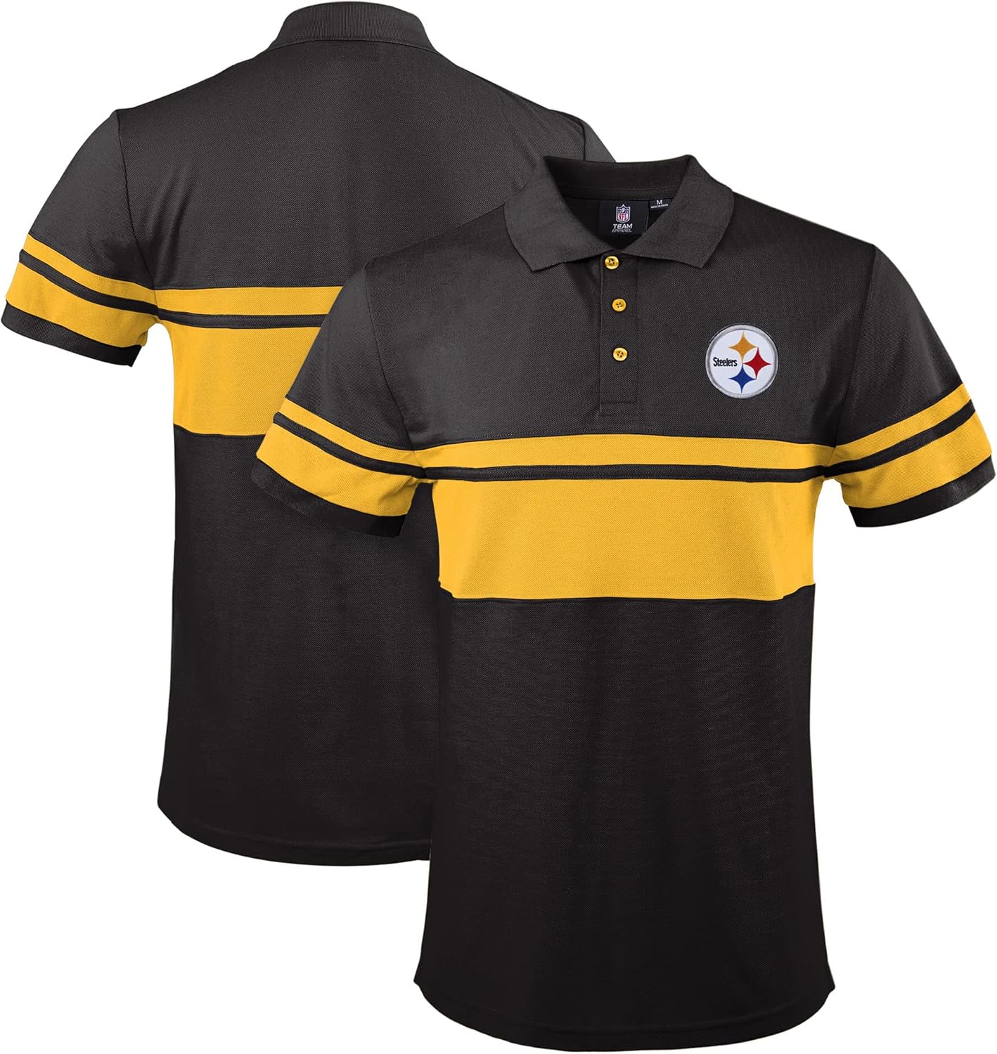 FOCO NFL Football Team Color Chest Stripe Men's Polo Shirt Review