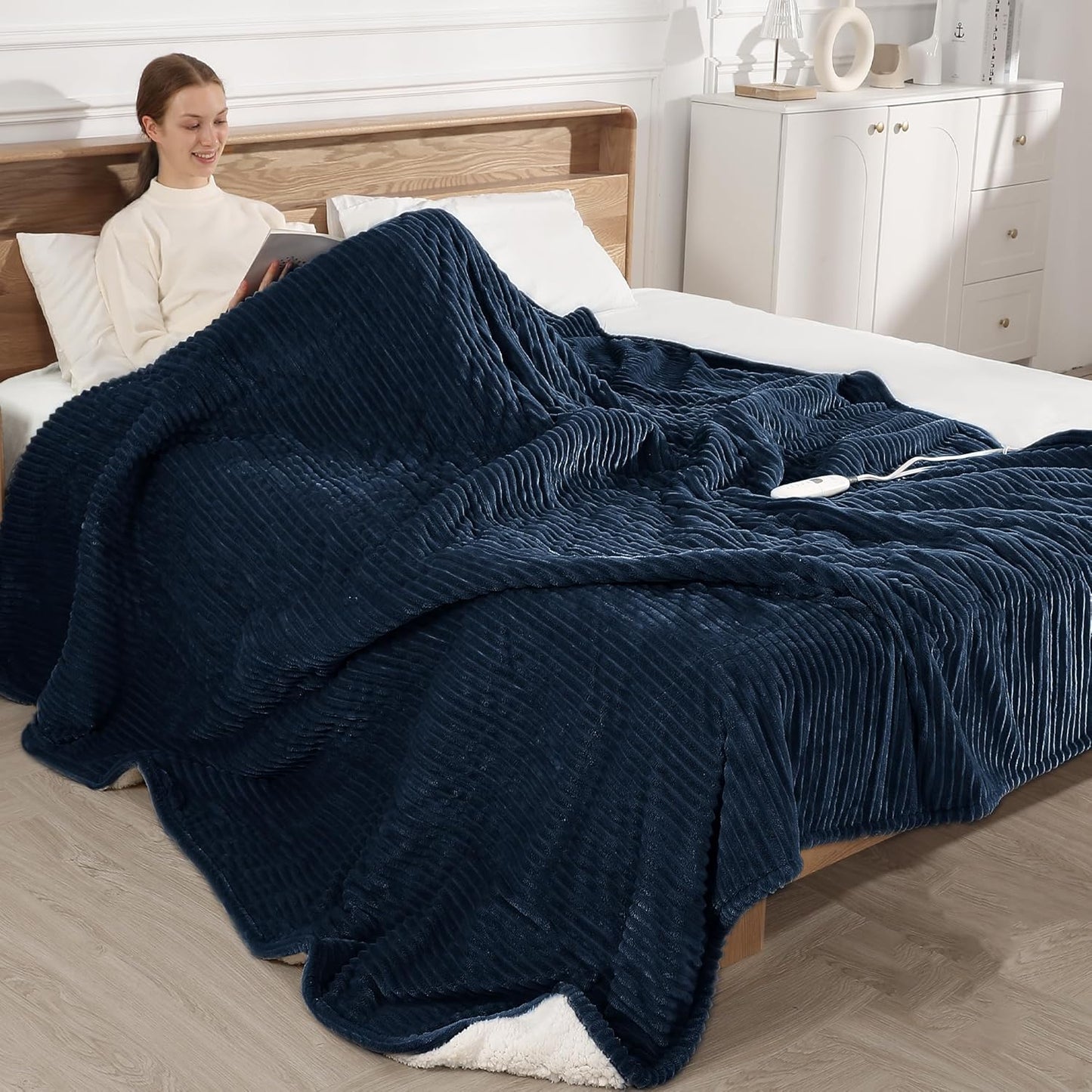 King Size Electric Blanket with Dual Controls for Cozy Nights