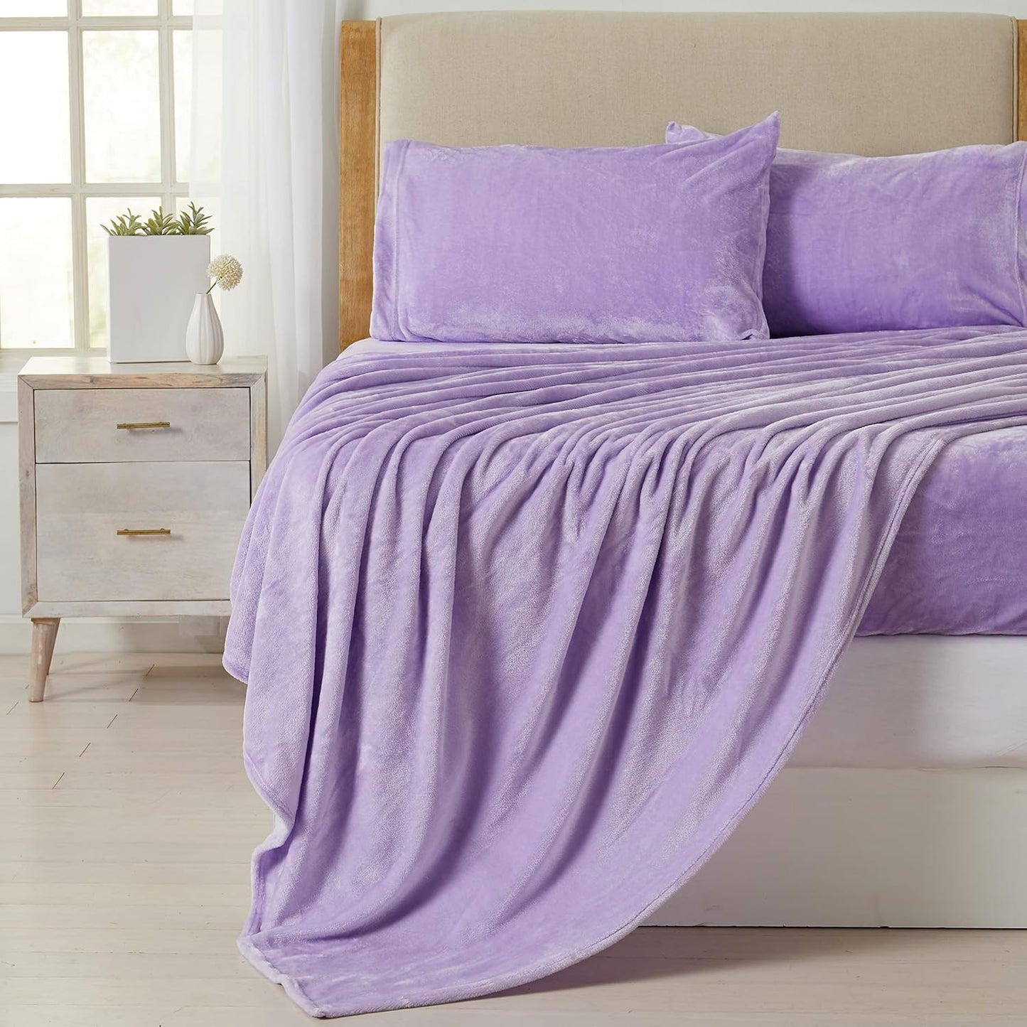 Ultra Soft Micro Fleece Sheets Set for Cozy Winter Bedding