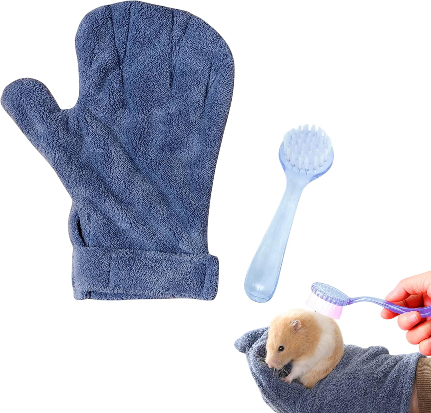 Rodent Calming Glove & Brush Set - Bite Proof, Multifunctional Care Kit - PurrrfectionPet