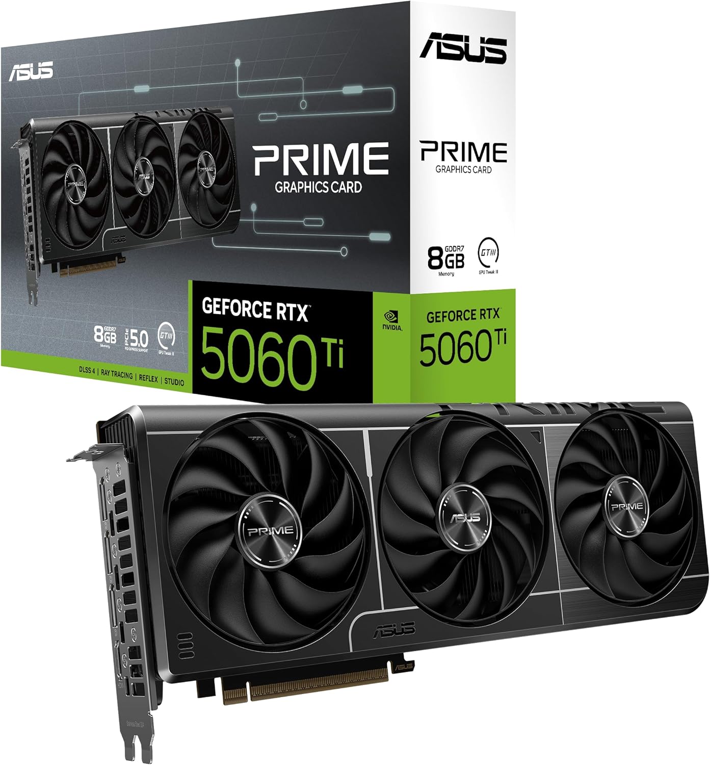 ASUS Prime GeForce RTX 5060 Ti 8GB GDDR7 Graphics Card Review