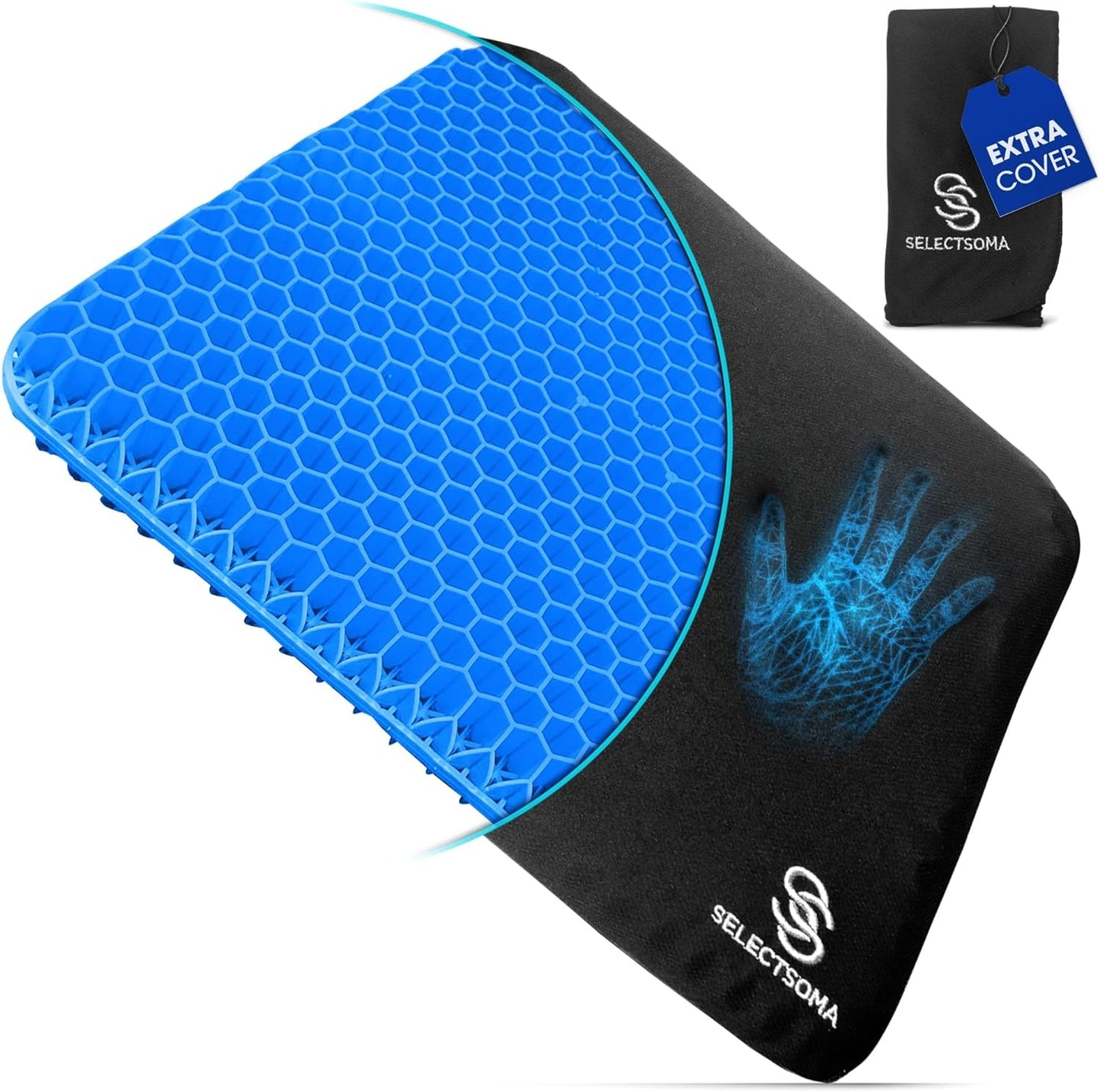 ComfortPro Gel Cushion: Pain Relief for All Seats