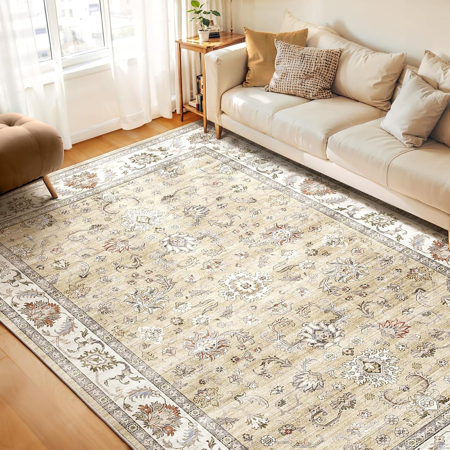 WITSHOCK 9x12 Area Rugs: Modern Abstract Non-Slip Design
