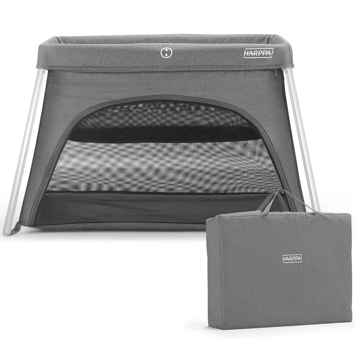 HARPPA Travel Crib with Comfy Mattress for Easy Travel
