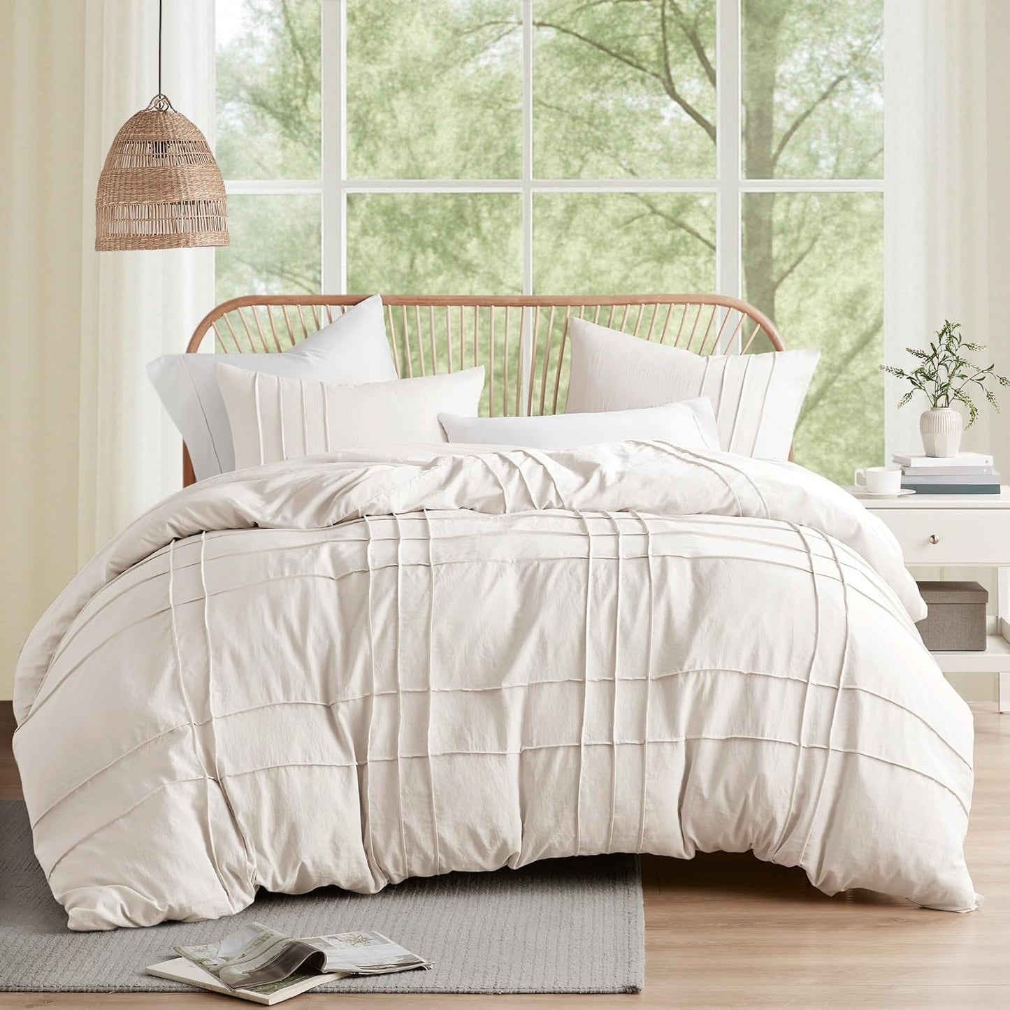 Comfort Spaces Cal King Duvet Cover Set - Soft & Stylish Bedding