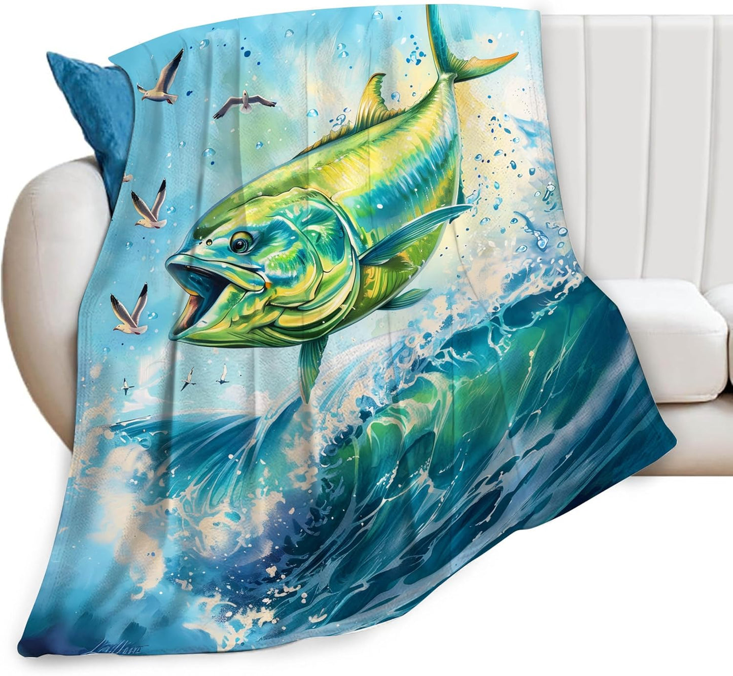 Super Soft Fish Blanket for Cozy Fun! - 50X40