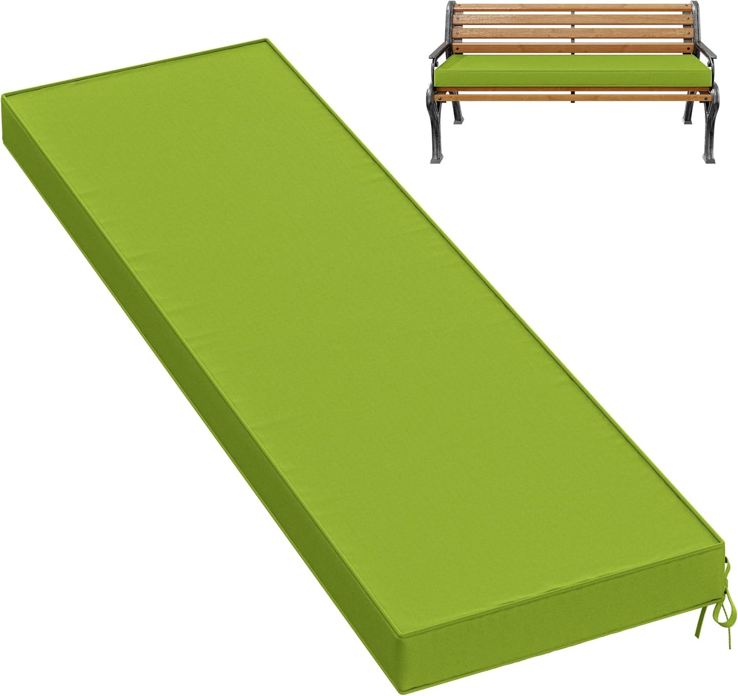 Premium Outdoor Bench Cushions with Memory Foam for Comfort