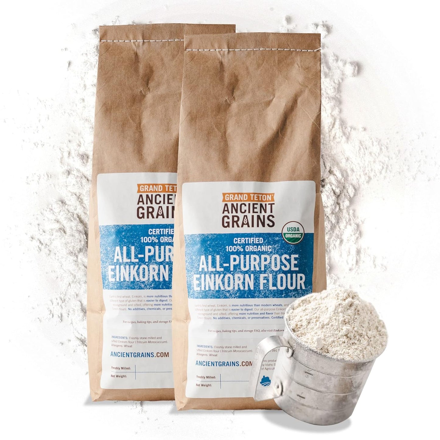 Einkorn Flour Organic & Non-GMO - Grand Teton 10 lbs