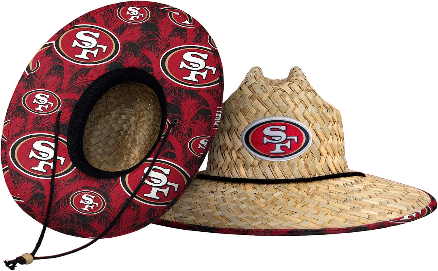 NFL Team Logo Floral Lifeguard Beach Straw Sun Hat Review