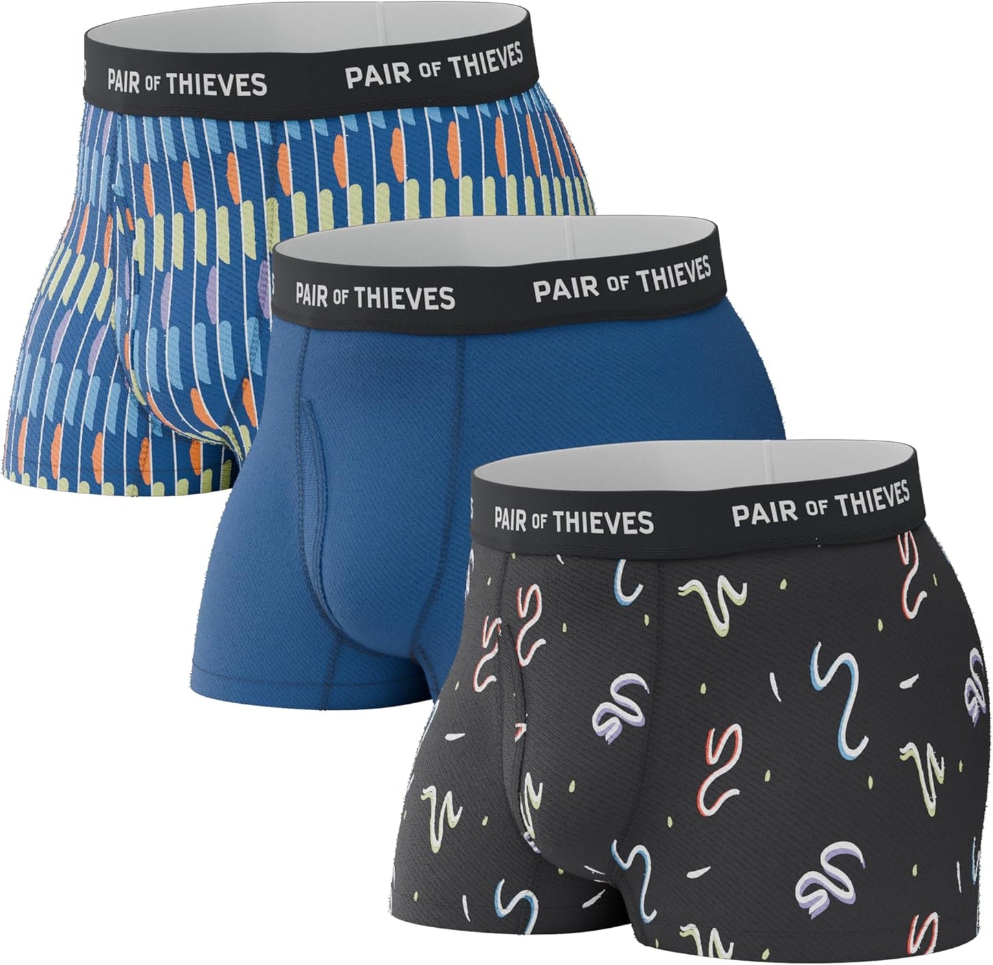 Pair of Thieves Spider Web Design Boxer Briefs for Comfort