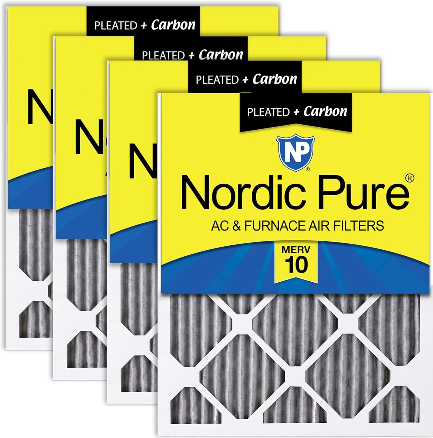 Nordic Pure 14x25x1 Furnace Air Filters with MERV 10 Rating
