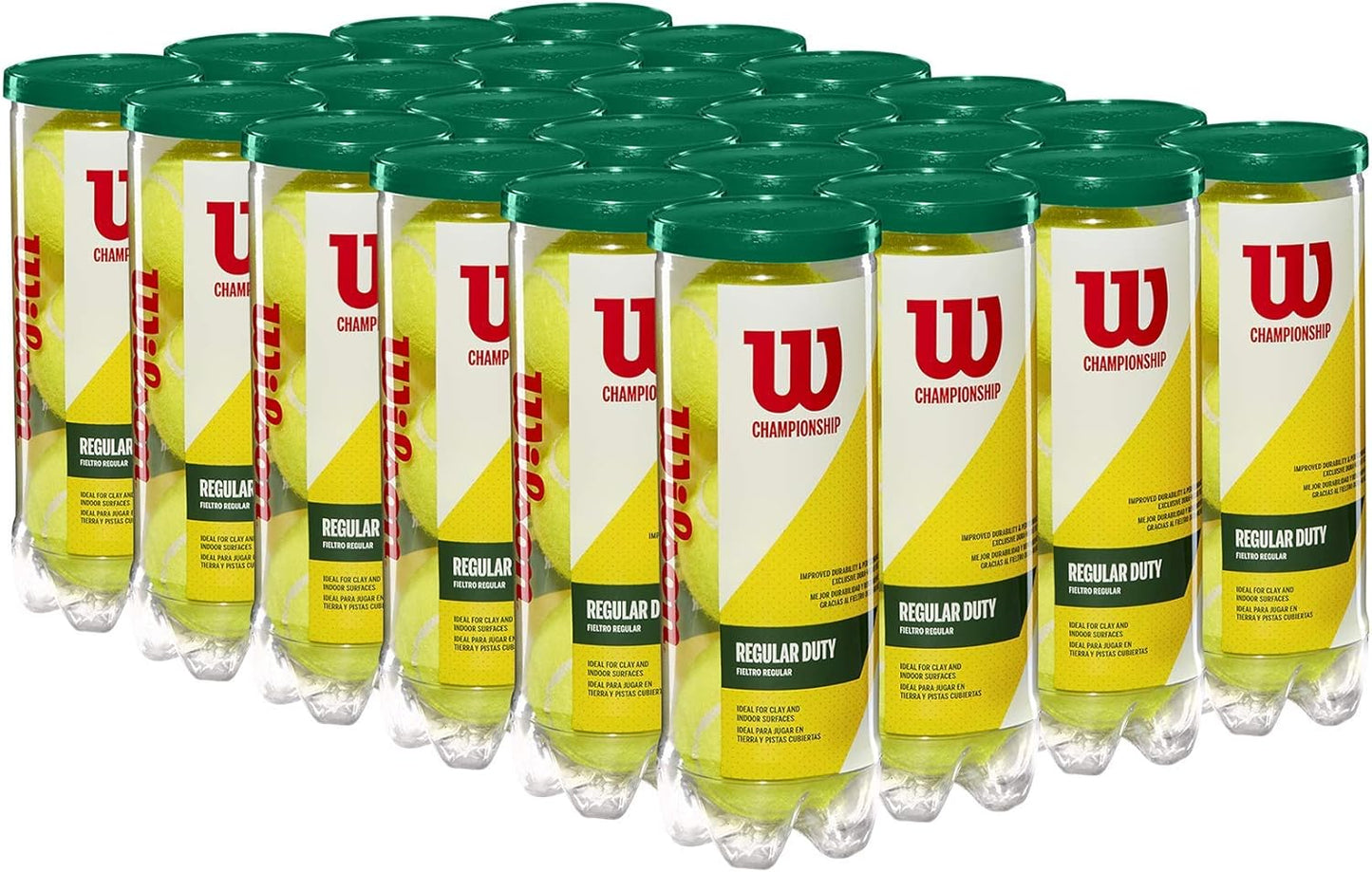 WILSON Championship Tennis Balls - Durable and High-Performance