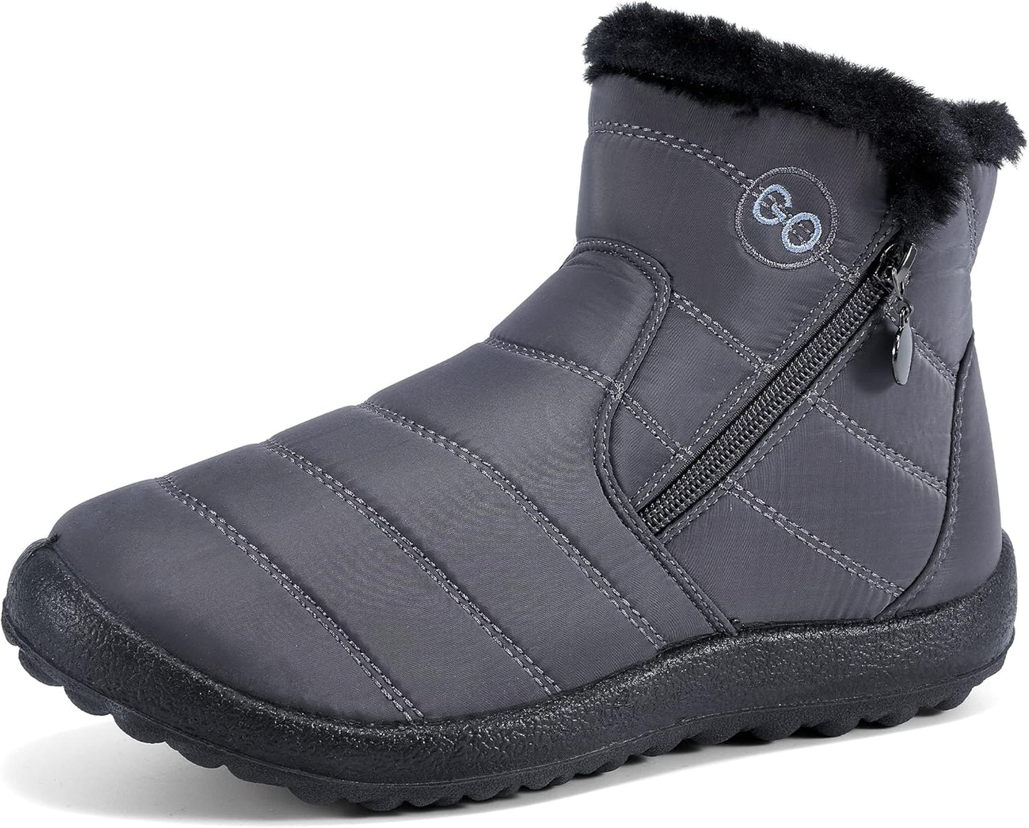 HARENCE Snow Boots for Women - Comfortable Waterproof Winter Footwear